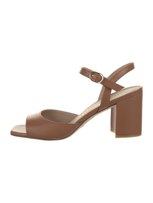 Stuart Weitzman Leather Slingback Sandals