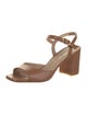 Stuart Weitzman Leather Slingback Sandals
