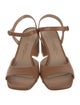 Stuart Weitzman Leather Slingback Sandals