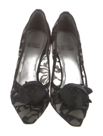 Stuart Weitzman Lace Lace Pattern Pumps