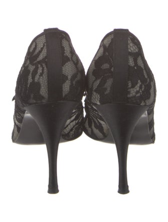 Stuart Weitzman Lace Lace Pattern Pumps