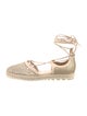 Stuart Weitzman Glitter Glitter Accents Espadrilles