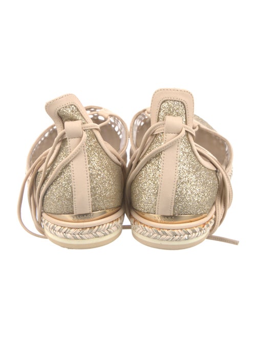 Stuart Weitzman Glitter Glitter Accents Espadrilles