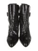 Stuart Weitzman Embossed Leather Printed Boots