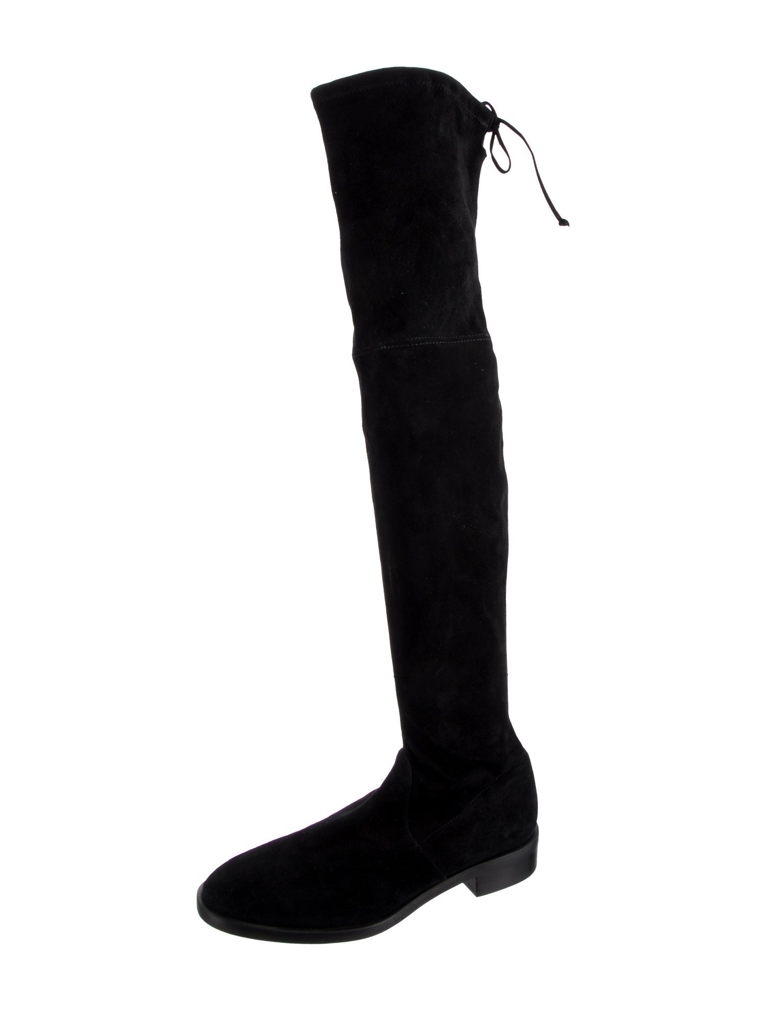 Stuart Weitzman Suede Lace-Up Boots