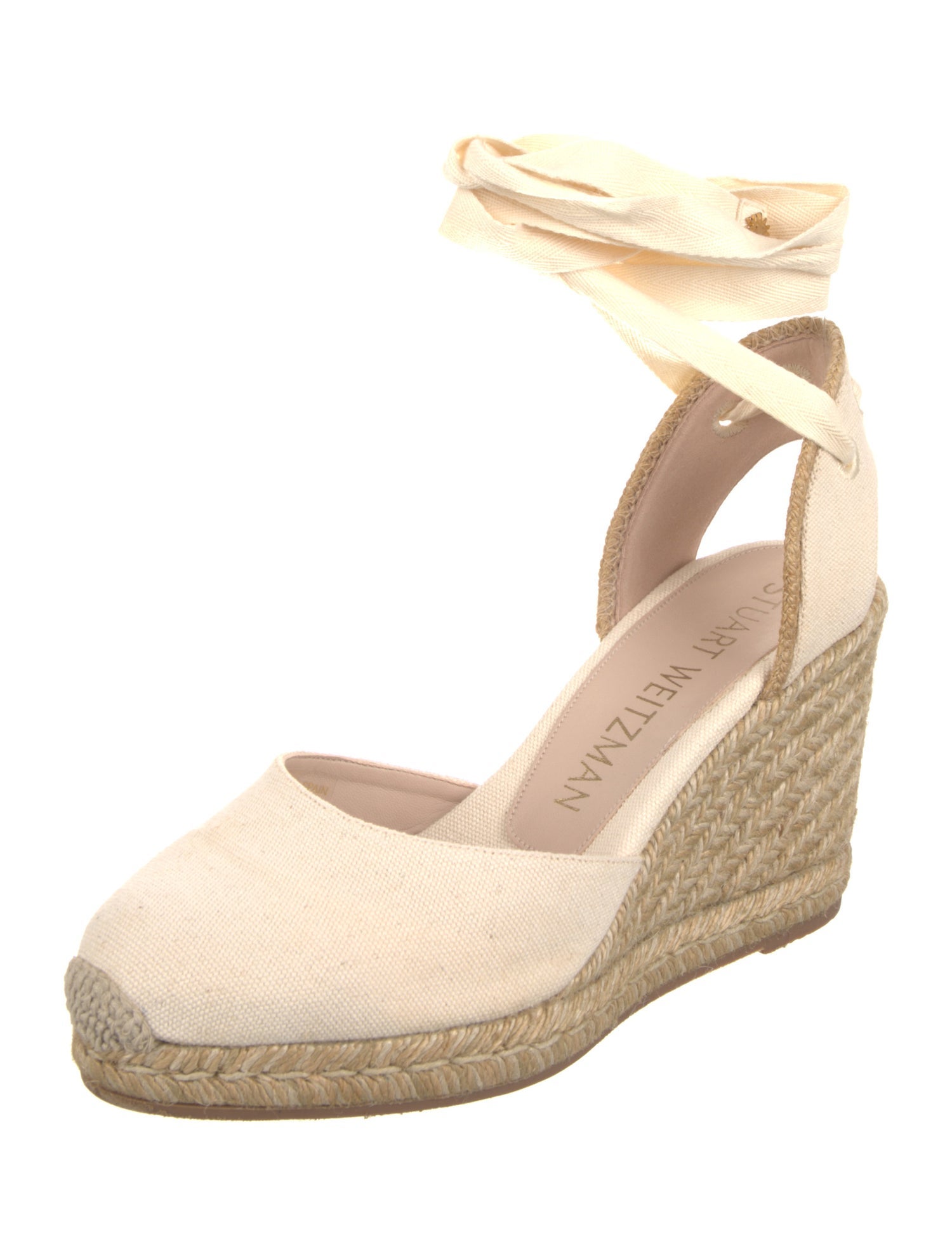 Stuart Weitzman Canvas Colorblock Pattern Slingback Pumps