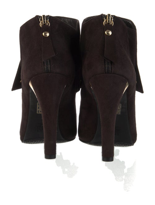 Stuart Weitzman Suede Lace-Up Boots