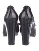 Stuart Weitzman Patent Leather Bow Accents Pumps