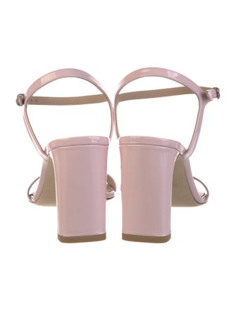 Stuart Weitzman Patent Leather Slingback Pumps