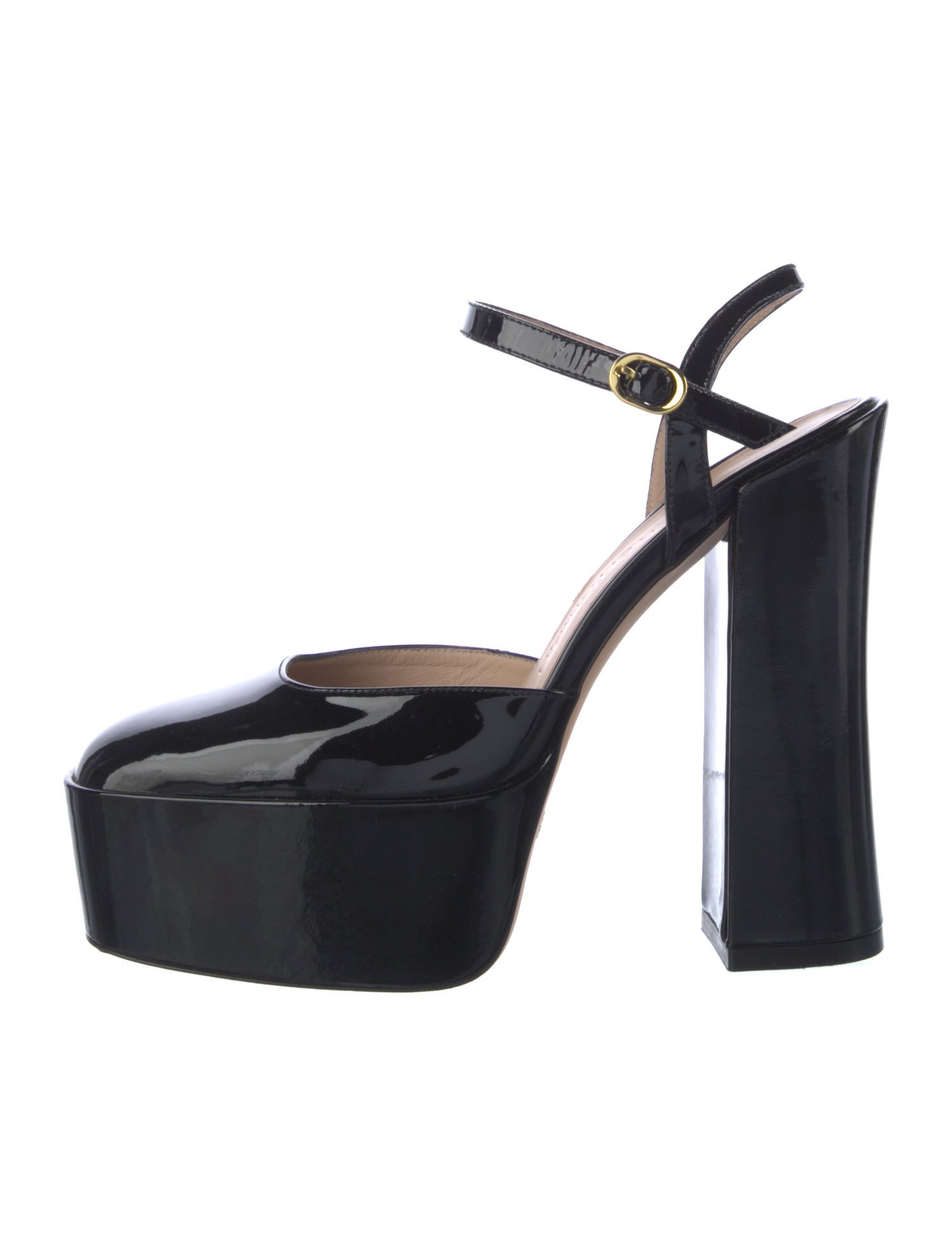 Stuart Weitzman Patent Leather Slingback Pumps