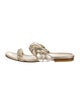 Stuart Weitzman Leather Slides