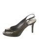 Stuart Weitzman Patent Leather Slingback Pumps