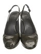 Stuart Weitzman Patent Leather Slingback Pumps
