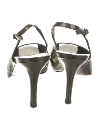 Stuart Weitzman Patent Leather Slingback Pumps