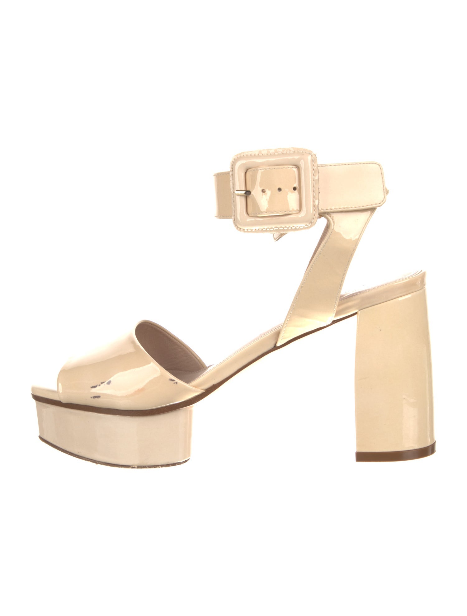 Stuart Weitzman Patent Leather Sandals