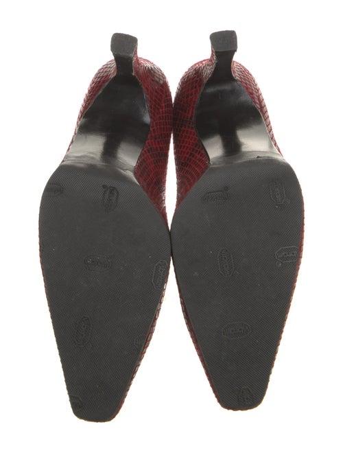 Stuart Weitzman Leather Animal Print Pumps