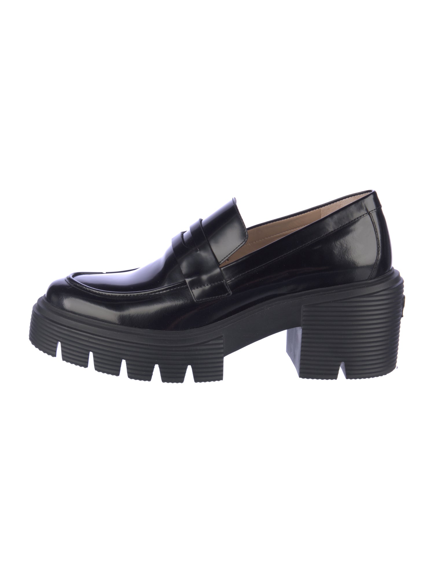 Stuart Weitzman Patent Leather Loafers