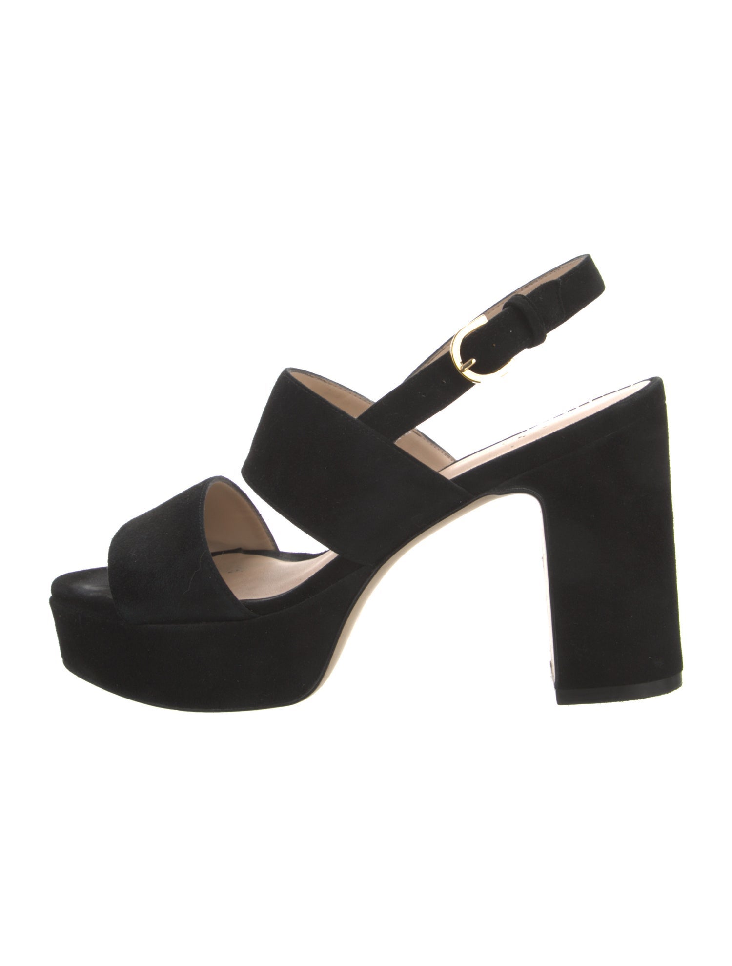 Stuart Weitzman Suede Slingback Sandals