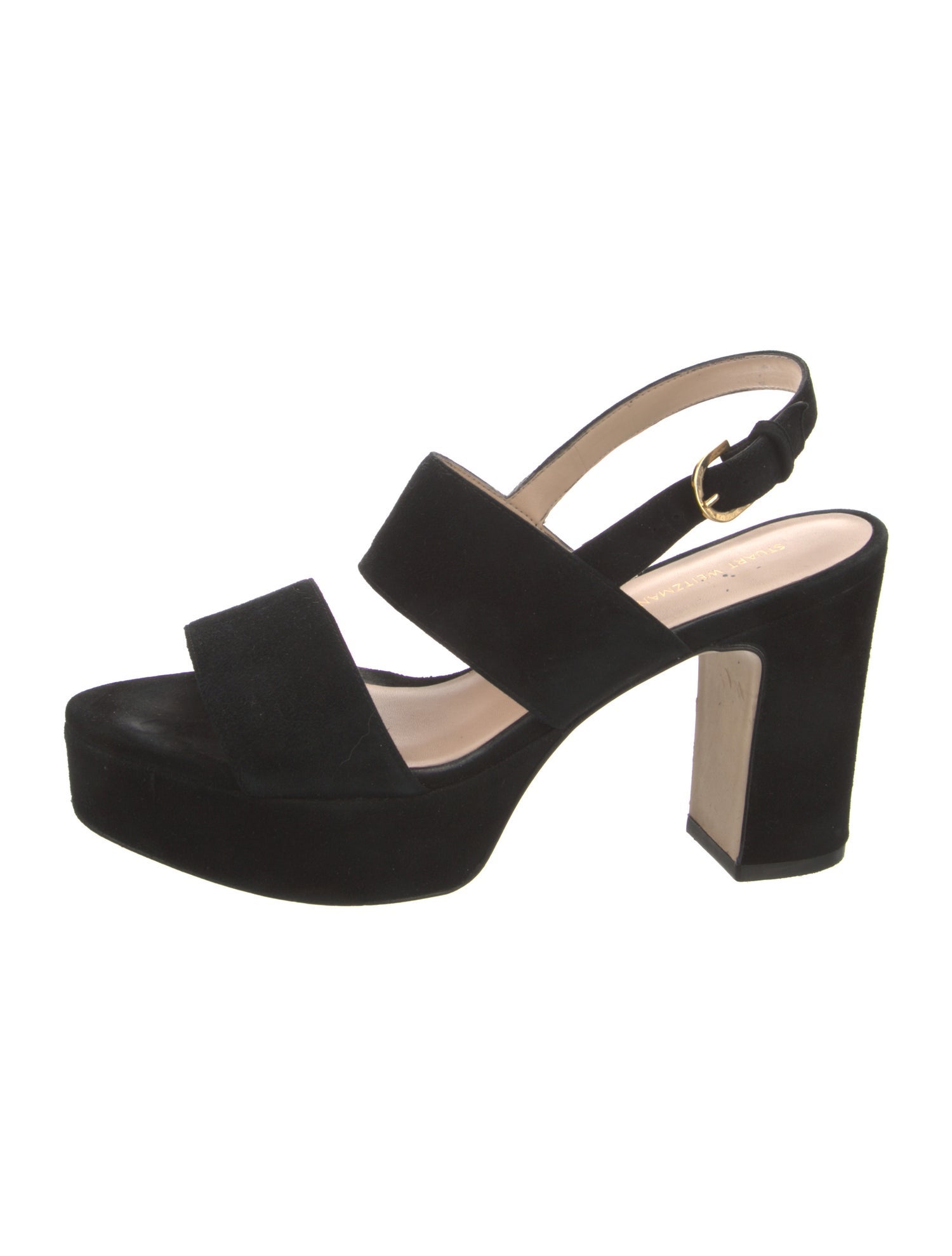 Stuart Weitzman Suede Slingback Sandals
