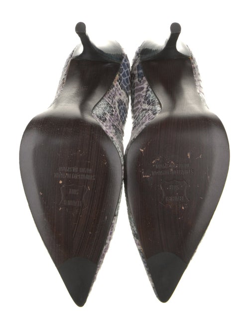 Stuart Weitzman Leather Animal Print Pumps