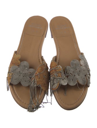 Stuart Weitzman Metal Slides