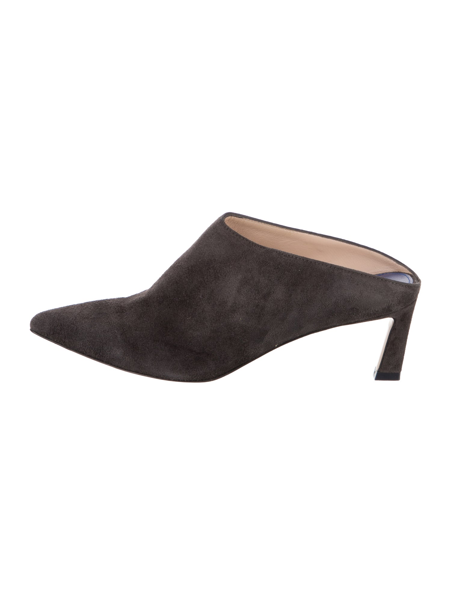 Stuart Weitzman Suede Mules