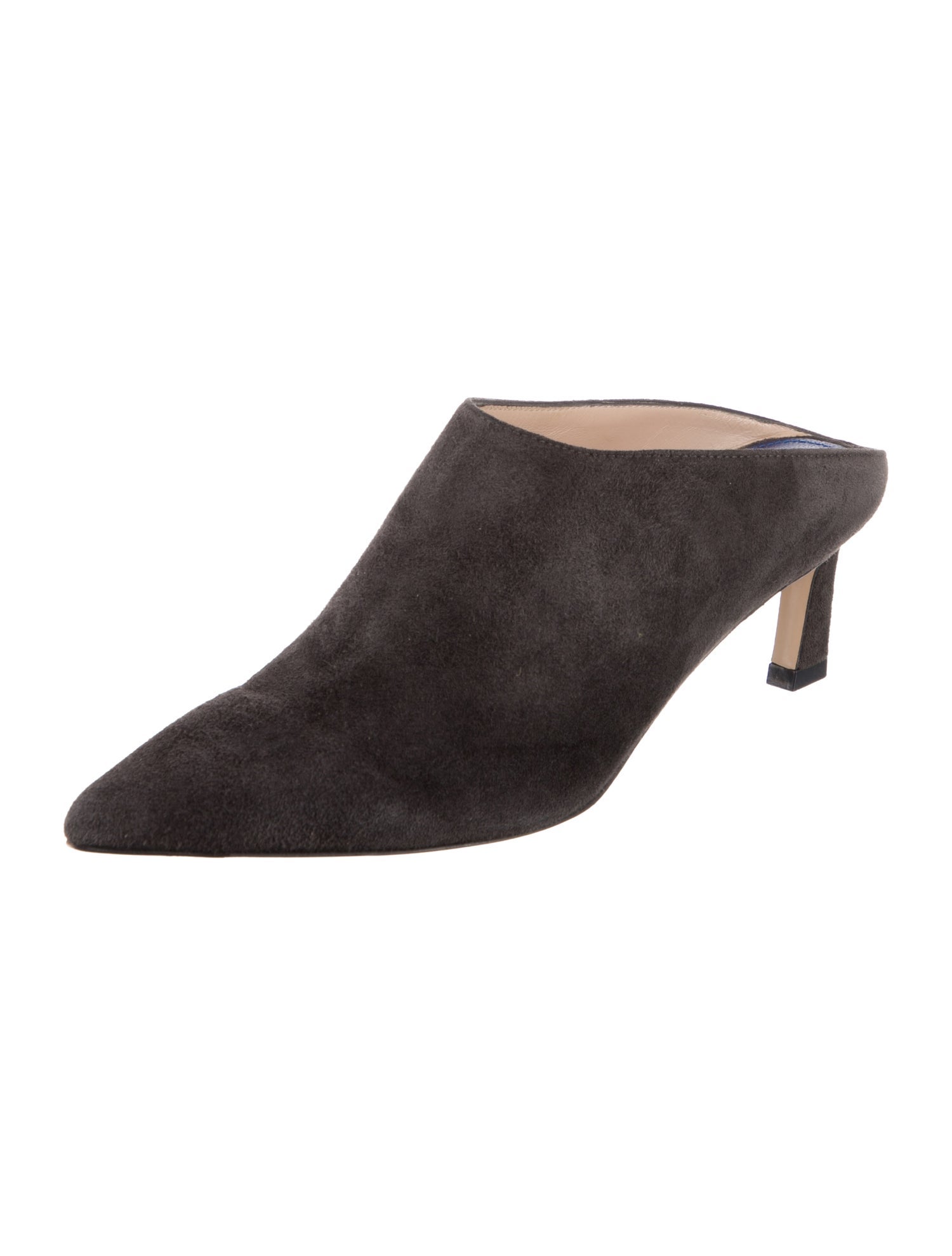 Stuart Weitzman Suede Mules