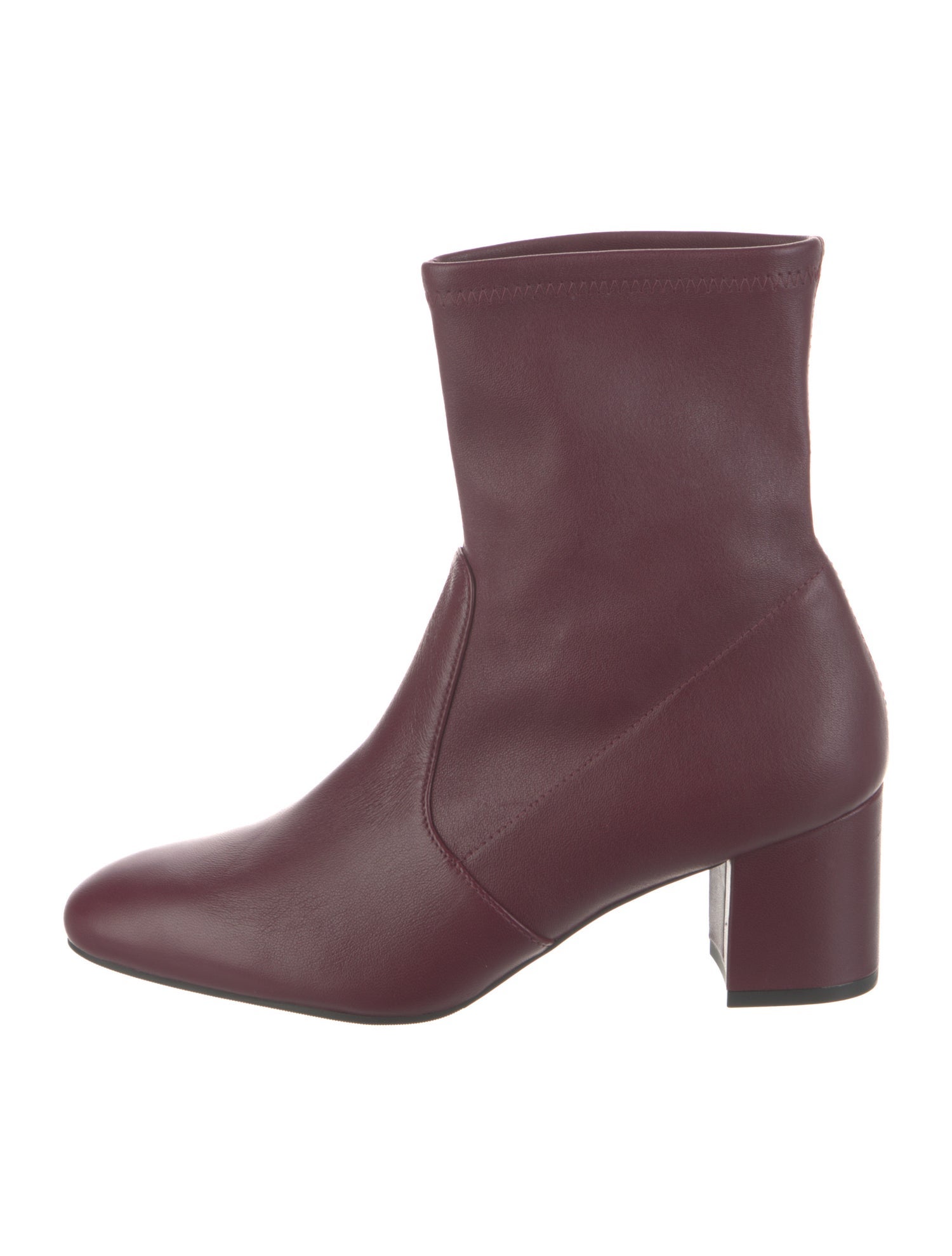 Stuart Weitzman Leather Sock Boots