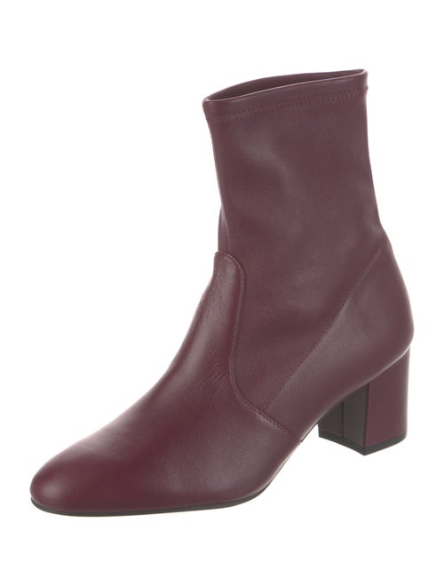 Stuart Weitzman Leather Sock Boots