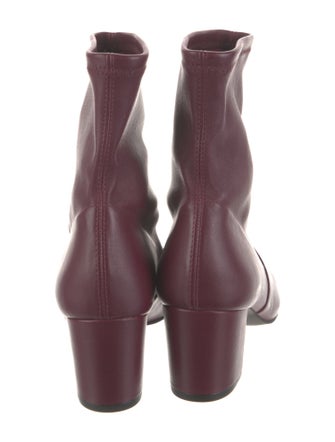 Stuart Weitzman Leather Sock Boots
