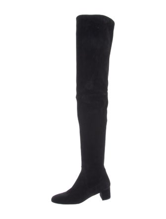 Stuart Weitzman Suede Sock Boots