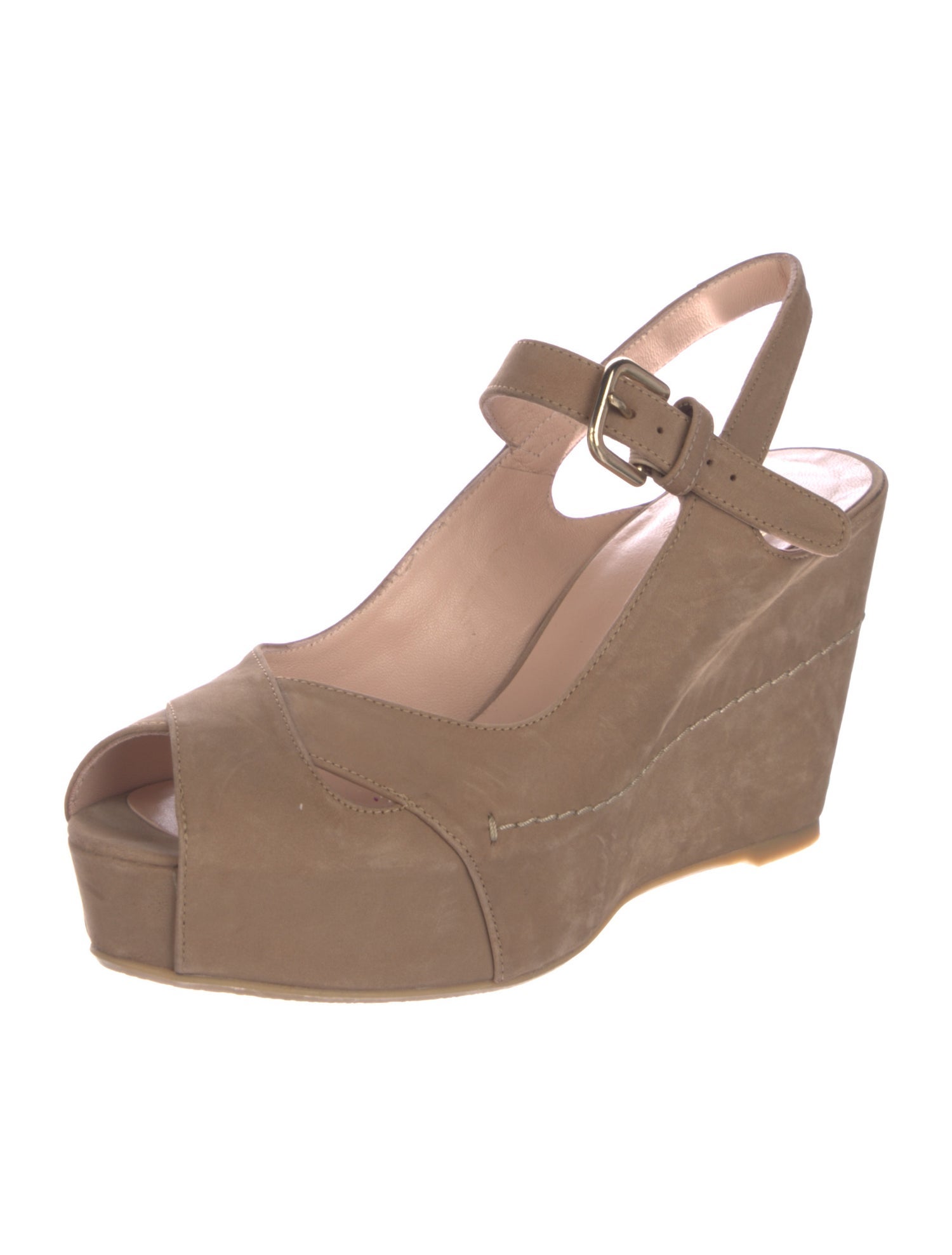 Stuart Weitzman Suede Slingback Pumps