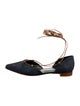 Stuart Weitzman Denim D'Orsay Flats
