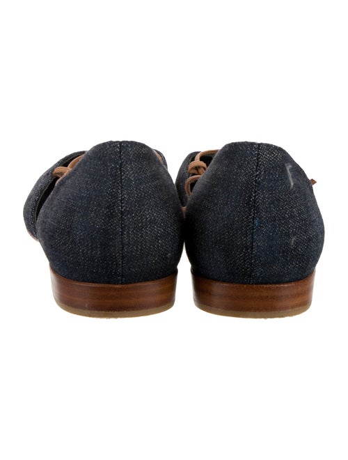 Stuart Weitzman Denim D'Orsay Flats