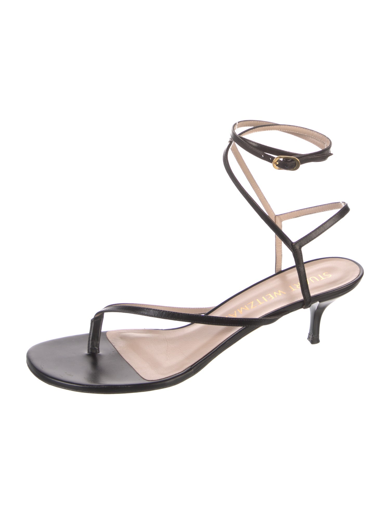 Stuart Weitzman Leather Gladiator Sandals