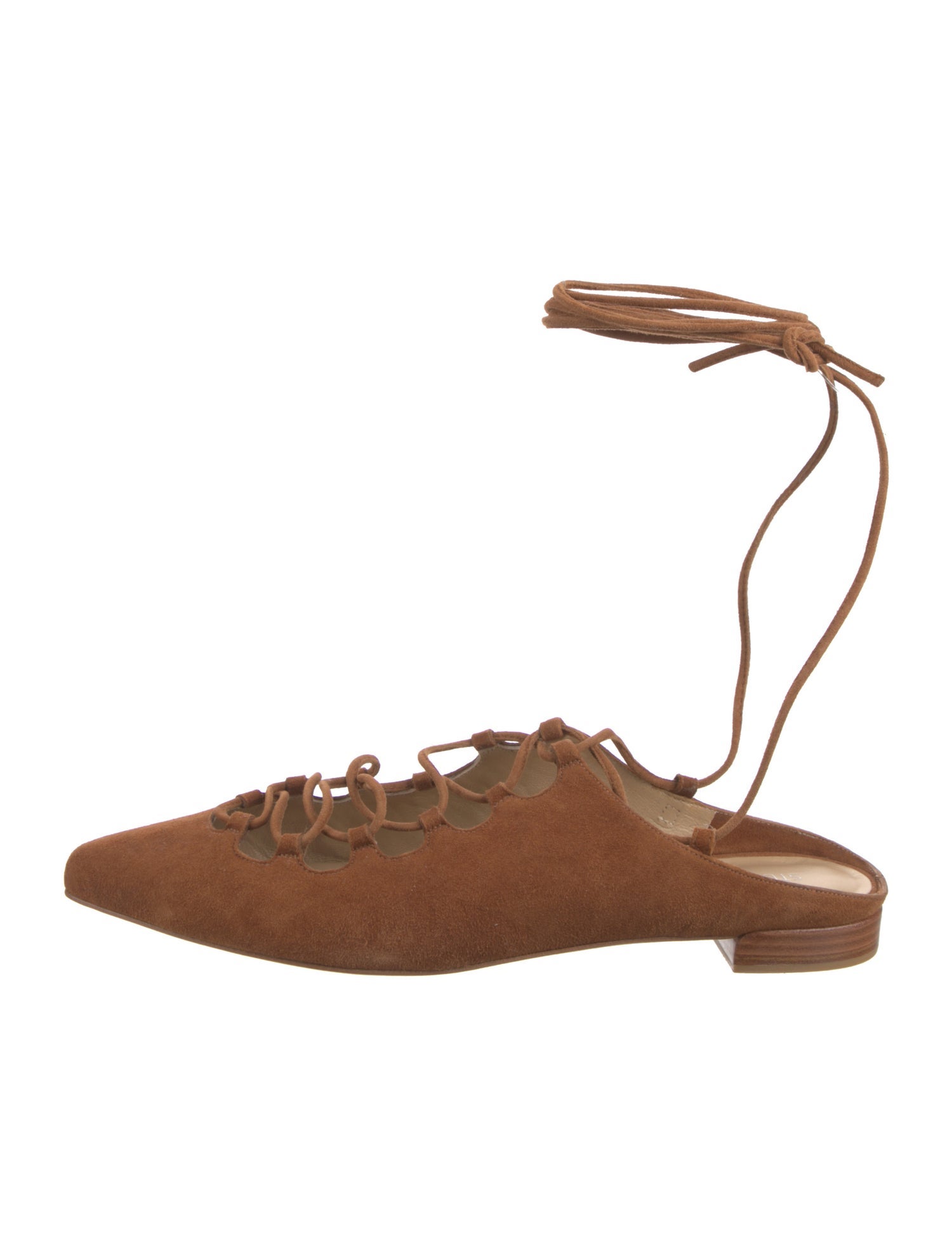 Stuart Weitzman Suede Ballet Flats