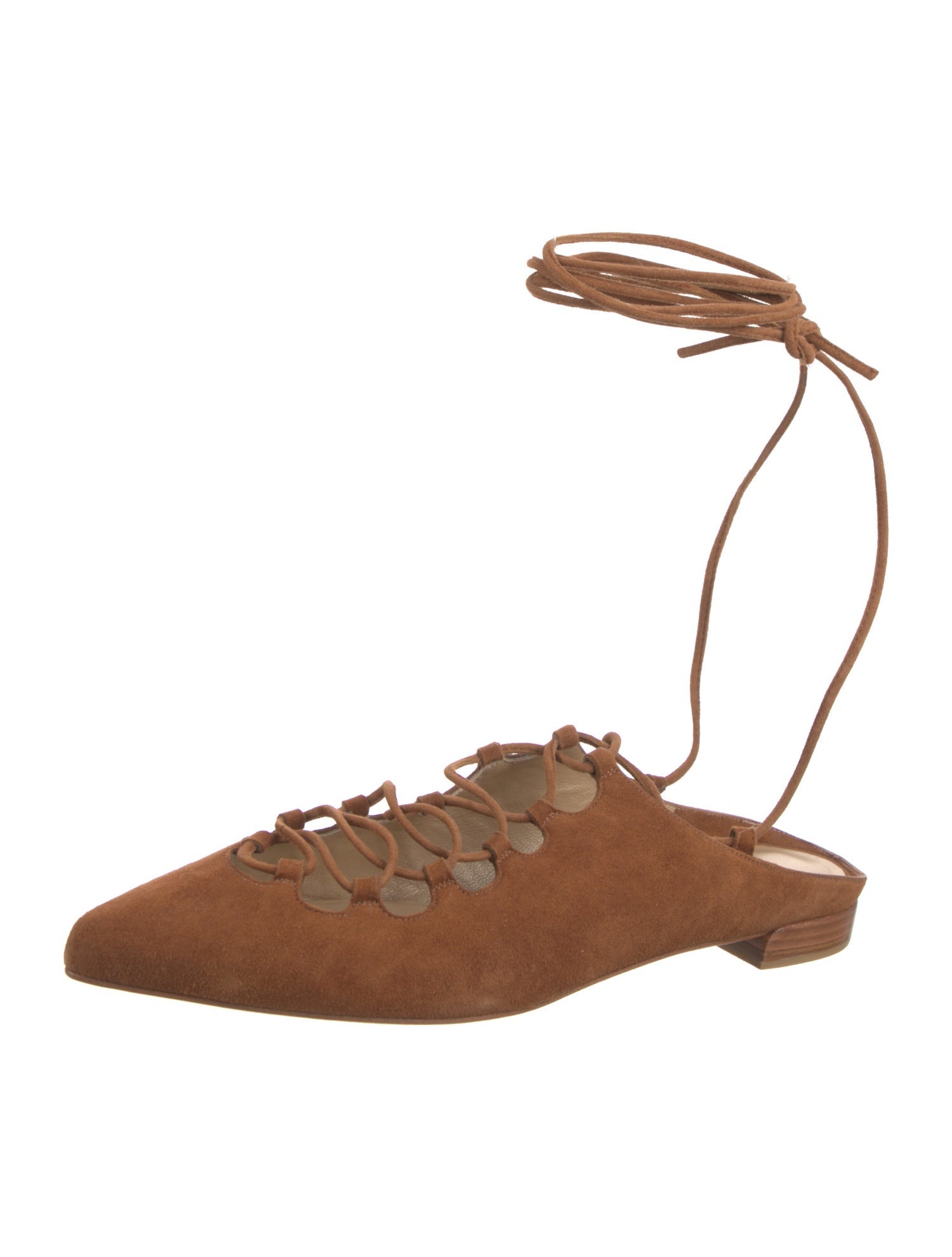 Stuart Weitzman Suede Ballet Flats