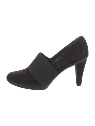 Stuart Weitzman Suede D'Orsay Pumps