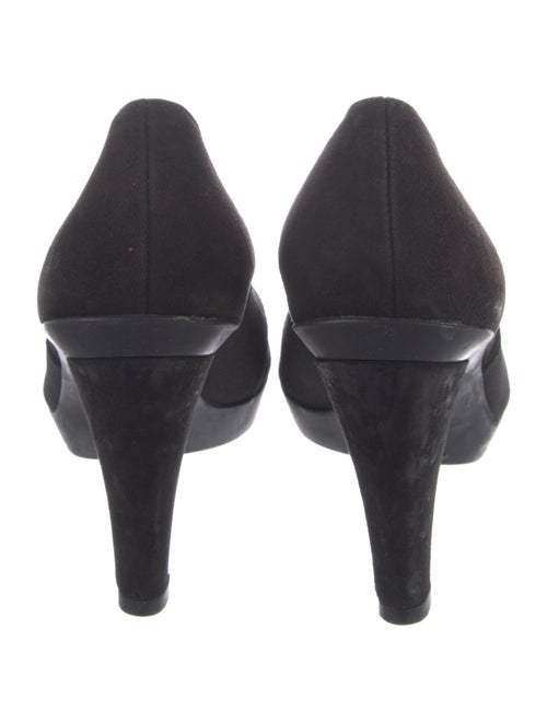 Stuart Weitzman Suede D'Orsay Pumps