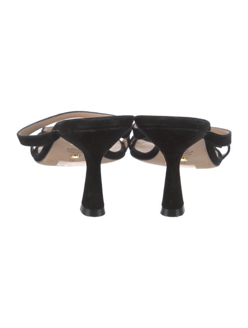 Stuart Weitzman Suede Slides