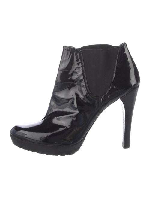Stuart Weitzman Patent Leather Chelsea Boots