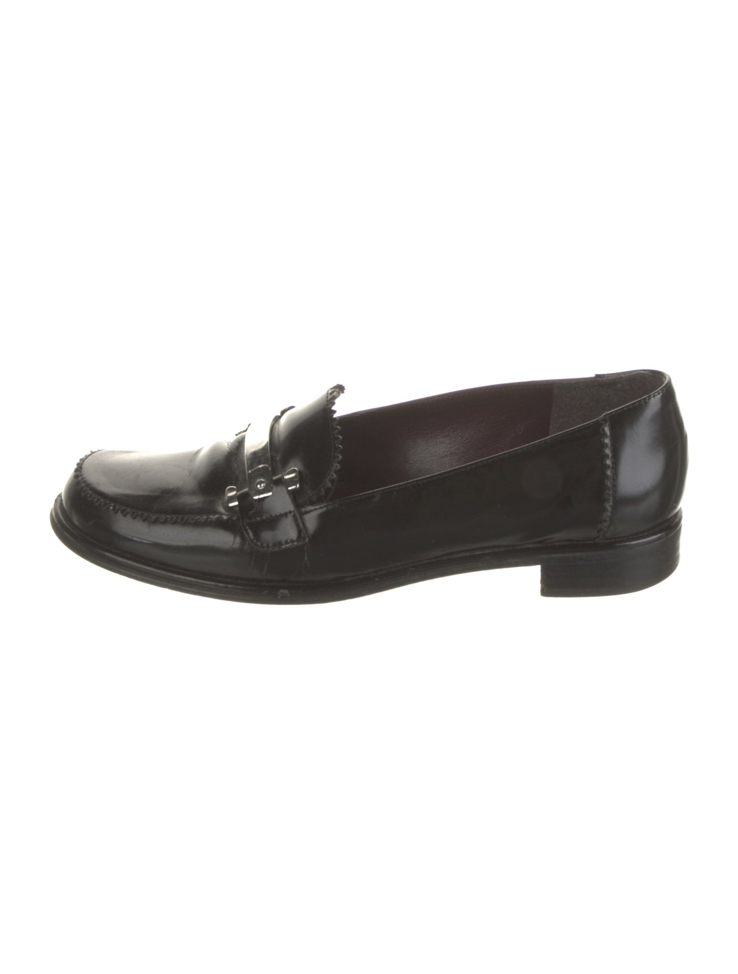 Stuart Weitzman Patent Leather Loafers
