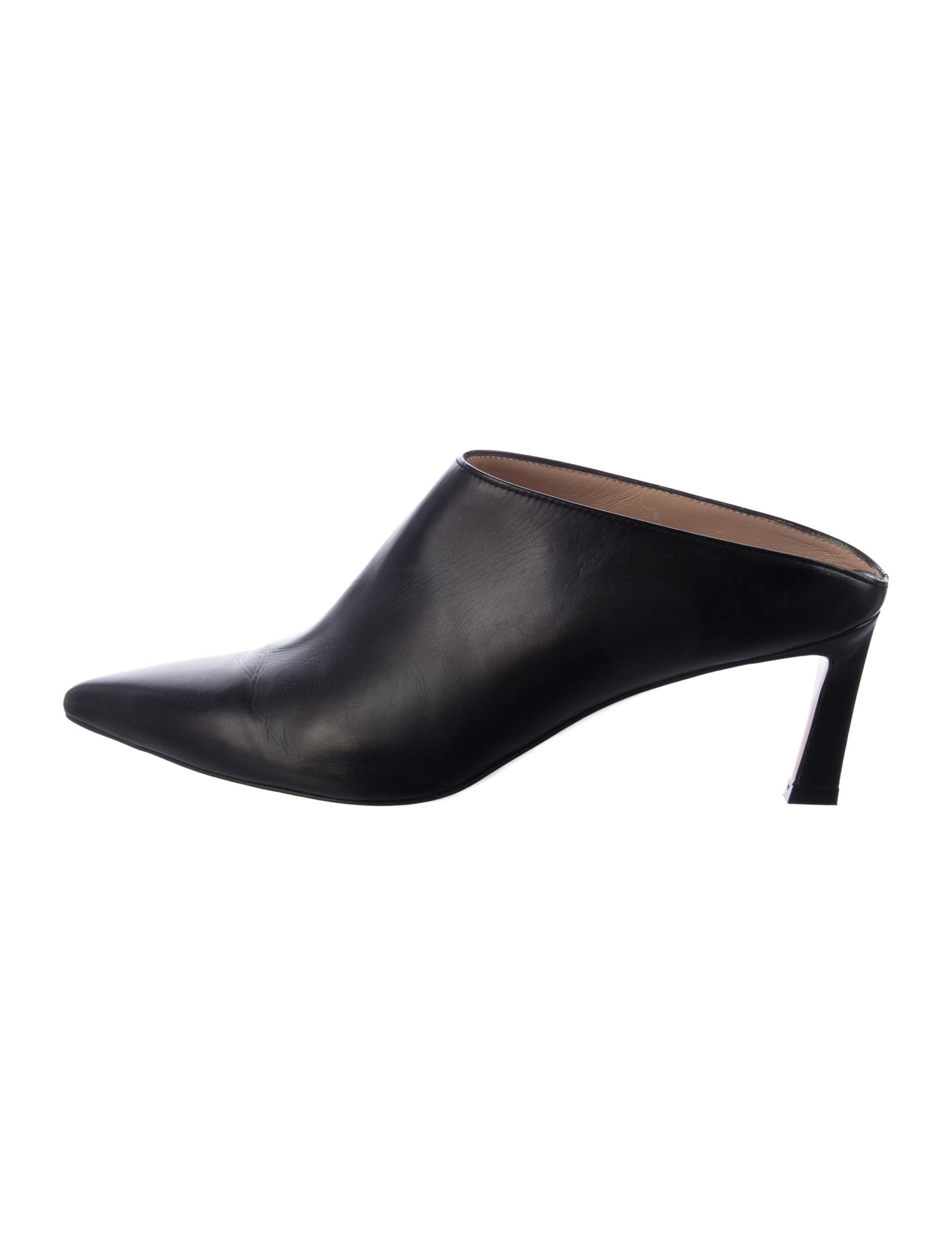 Stuart Weitzman Leather Mules