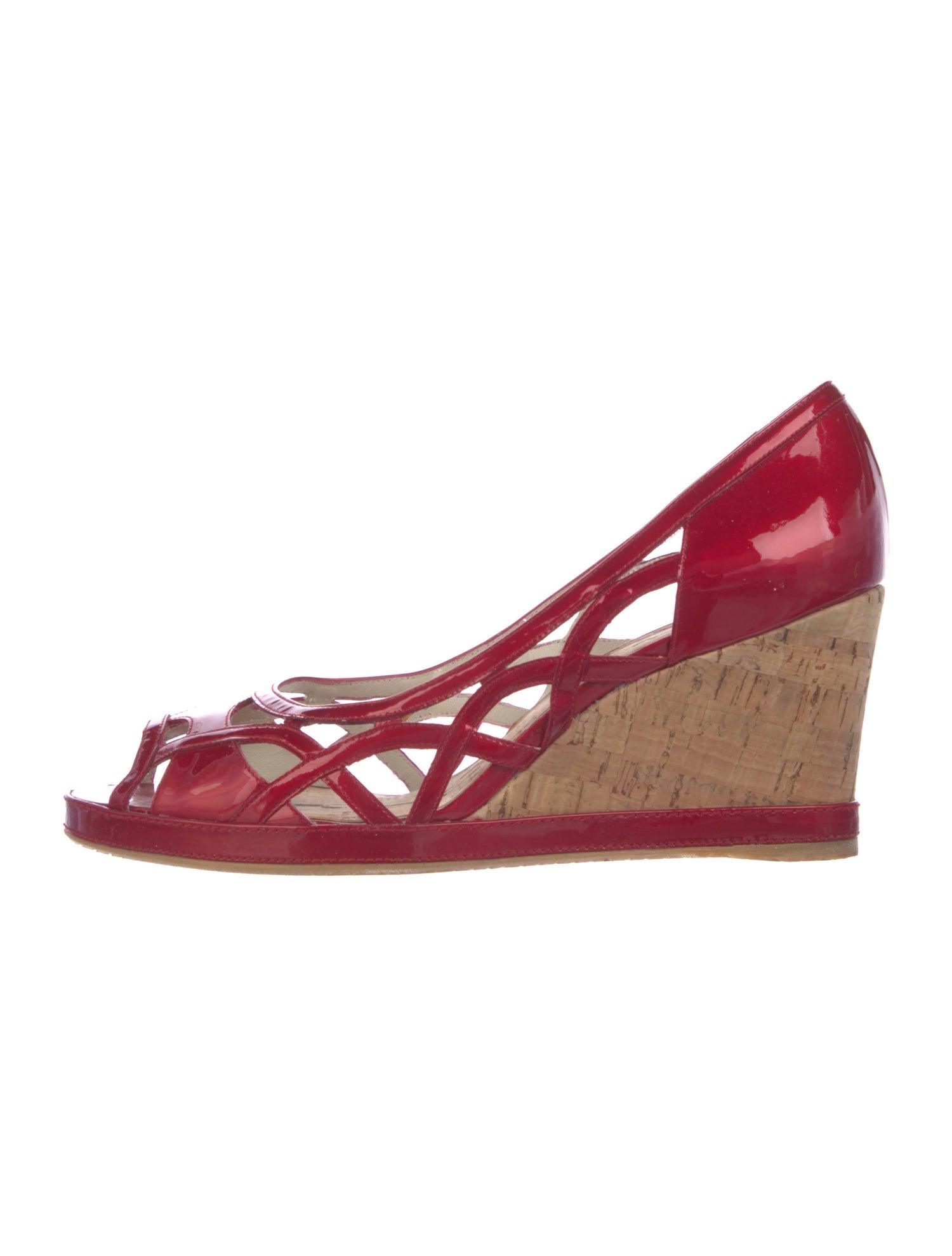 Stuart Weitzman Patent Leather Sandals