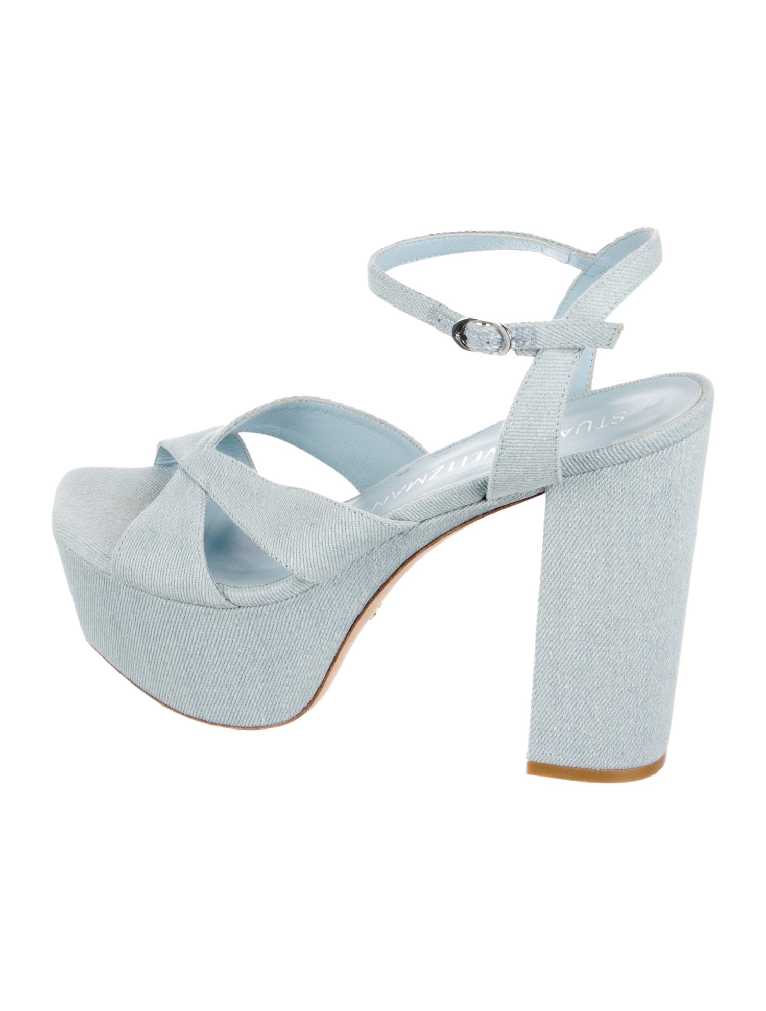 Stuart Weitzman Denim Sandals