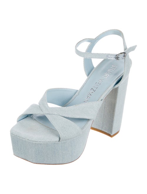 Stuart Weitzman Denim Sandals