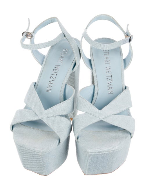Stuart Weitzman Denim Sandals