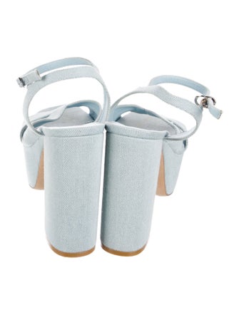 Stuart Weitzman Denim Sandals