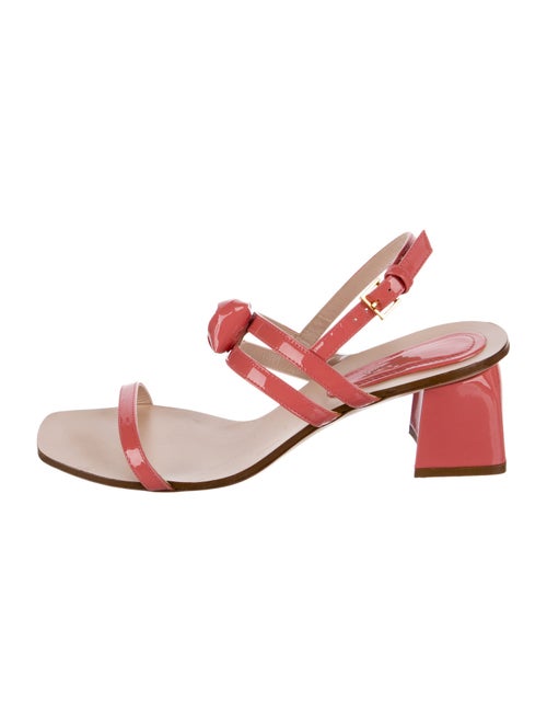Stuart Weitzman Patent Leather Slingback Sandals