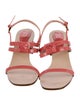 Stuart Weitzman Patent Leather Slingback Sandals